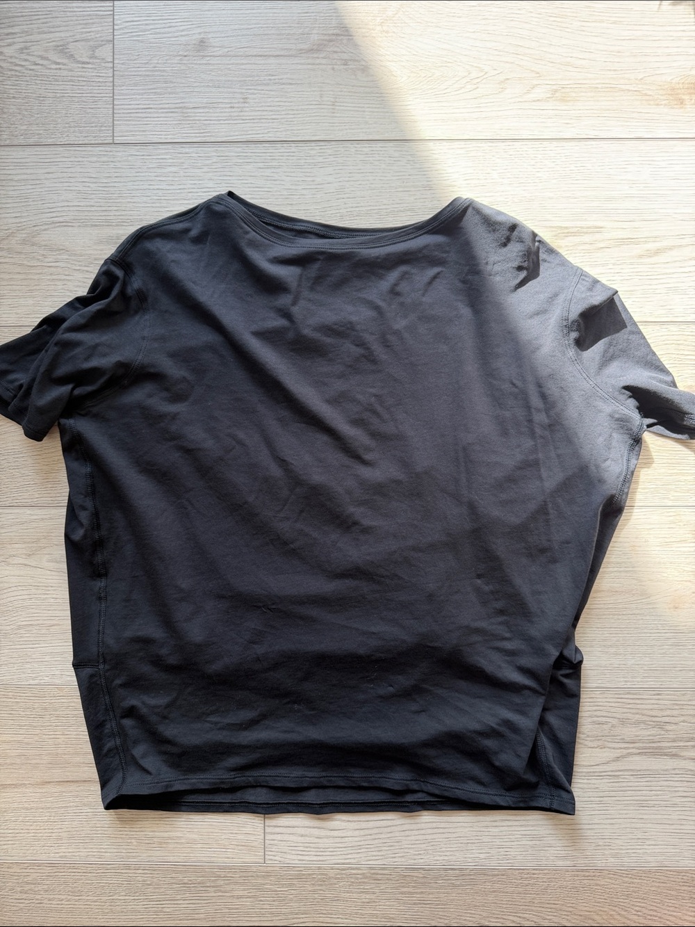 Lululemon relaxed fit Black Crewneck T-Shirt
